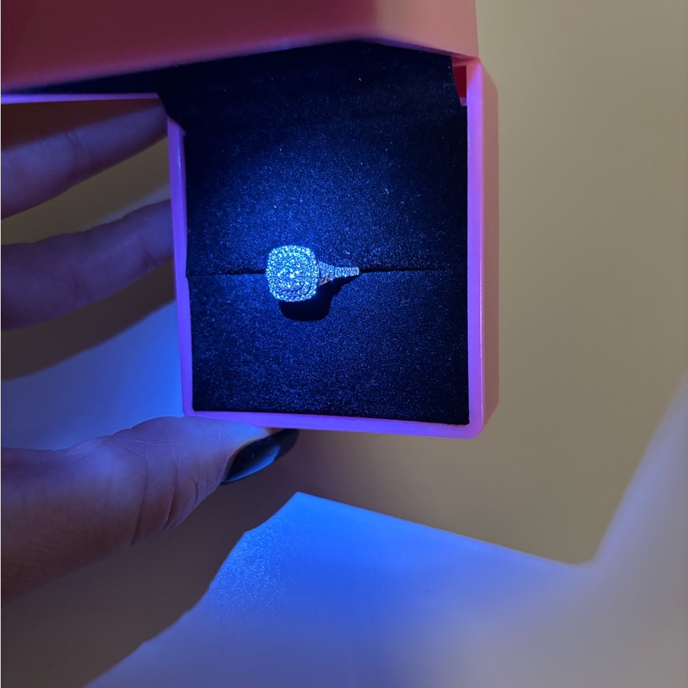Gold and diamond ring